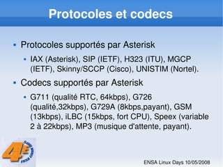 Asterisk Gestion Efficace de la Telephonie de l'Entreprise