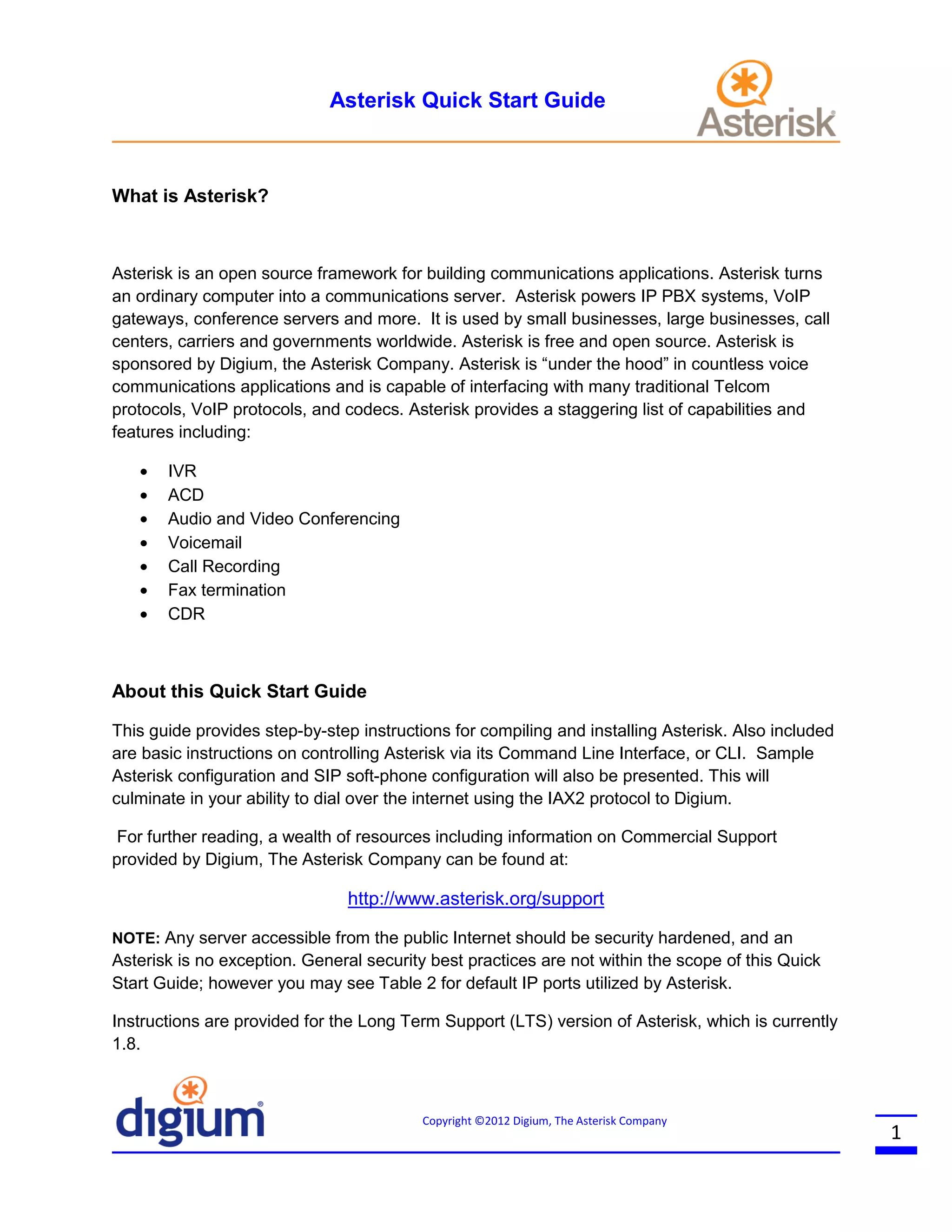 Asterisk Quick Start Guide Pdf Asterisk Quick Start Guide Pdf