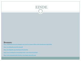 EINDE




Bronnen:
http://mijndosisuniversum.blogspot.com/2010/01/russen-willen-aarde-beschermen-tegen.html

http://en.wikipedia.org/wiki/Asteroid

http://nl.wikipedia.org/wiki/Planeto%C3%AFde

http://www.vandaag.be/wetenschap/26146_nasa-naar-de-zon.html

http://www.tareasfacil.info/Ciencia-y-tecnologia/Asteroide.html
 