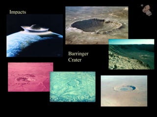 Impacts
!
Barringer
Crater
 