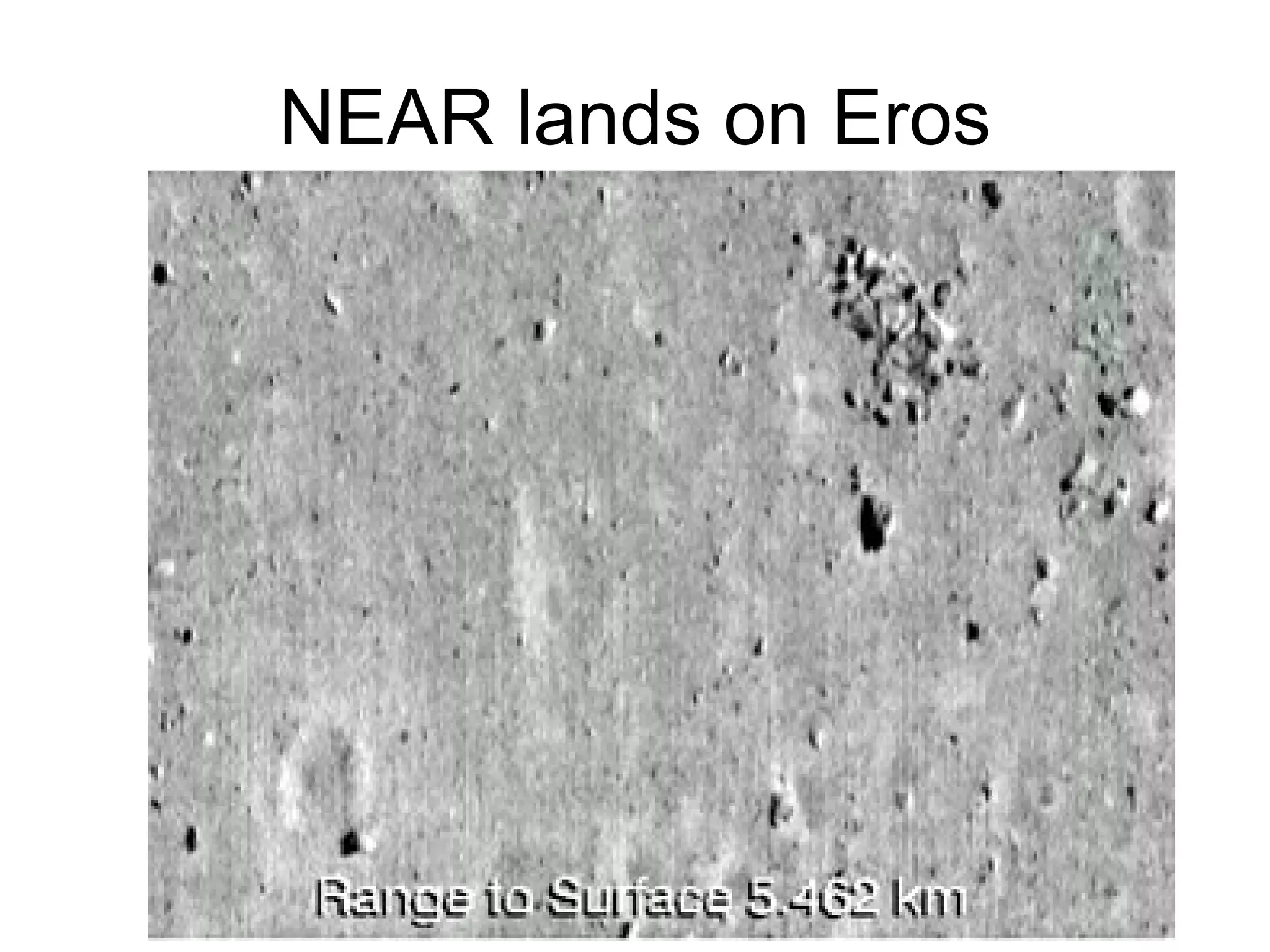 NEAR lands on Eros 