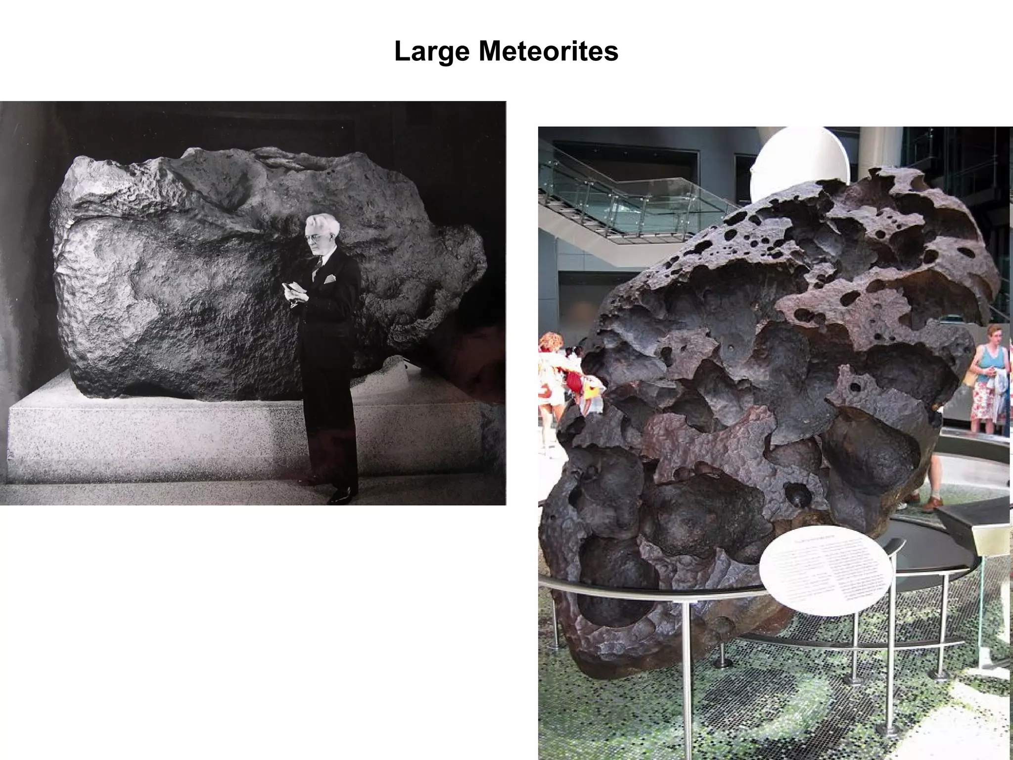 Large Meteorites 