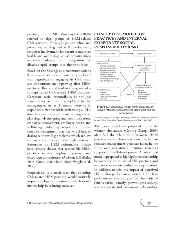 csr framework value1 corporate social