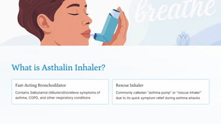 Asthalin Inhaler Complete Guide for Asthma Relief | PDF