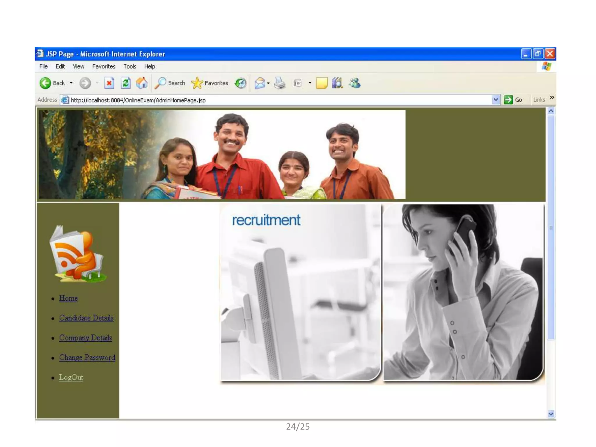 Admin Home Page




      24/25
 