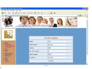 Add Job Details




      15/25
 