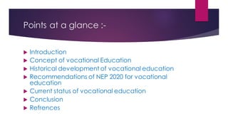 Vocational education in India: Historical Development | PDF