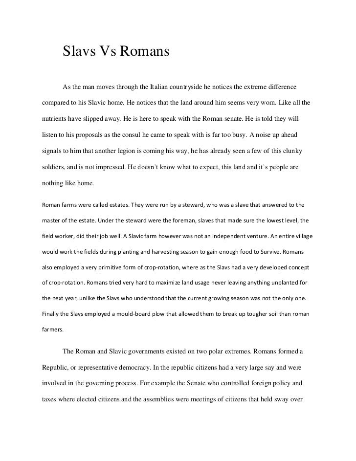 Comparison and contrast essay writing