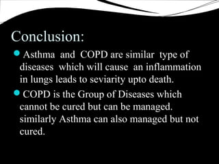 Asthma and COPD | PPT