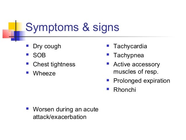 asthma signs and symptoms