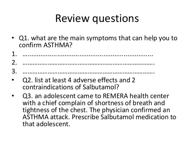 Albuterol Contraindications Heart Rate