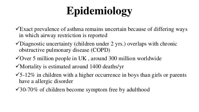 Pathophysiology of asthma and COPD