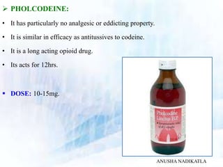 ANTIASTHMATICS EXPECTORANTS ANTITUSSIVES RESPIRATORY STIMULANTS | PPTX