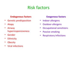 Pathophysiology of Asthma | PPT