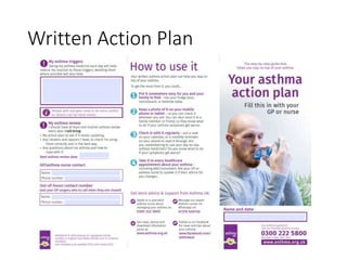 Written Action Plan
 