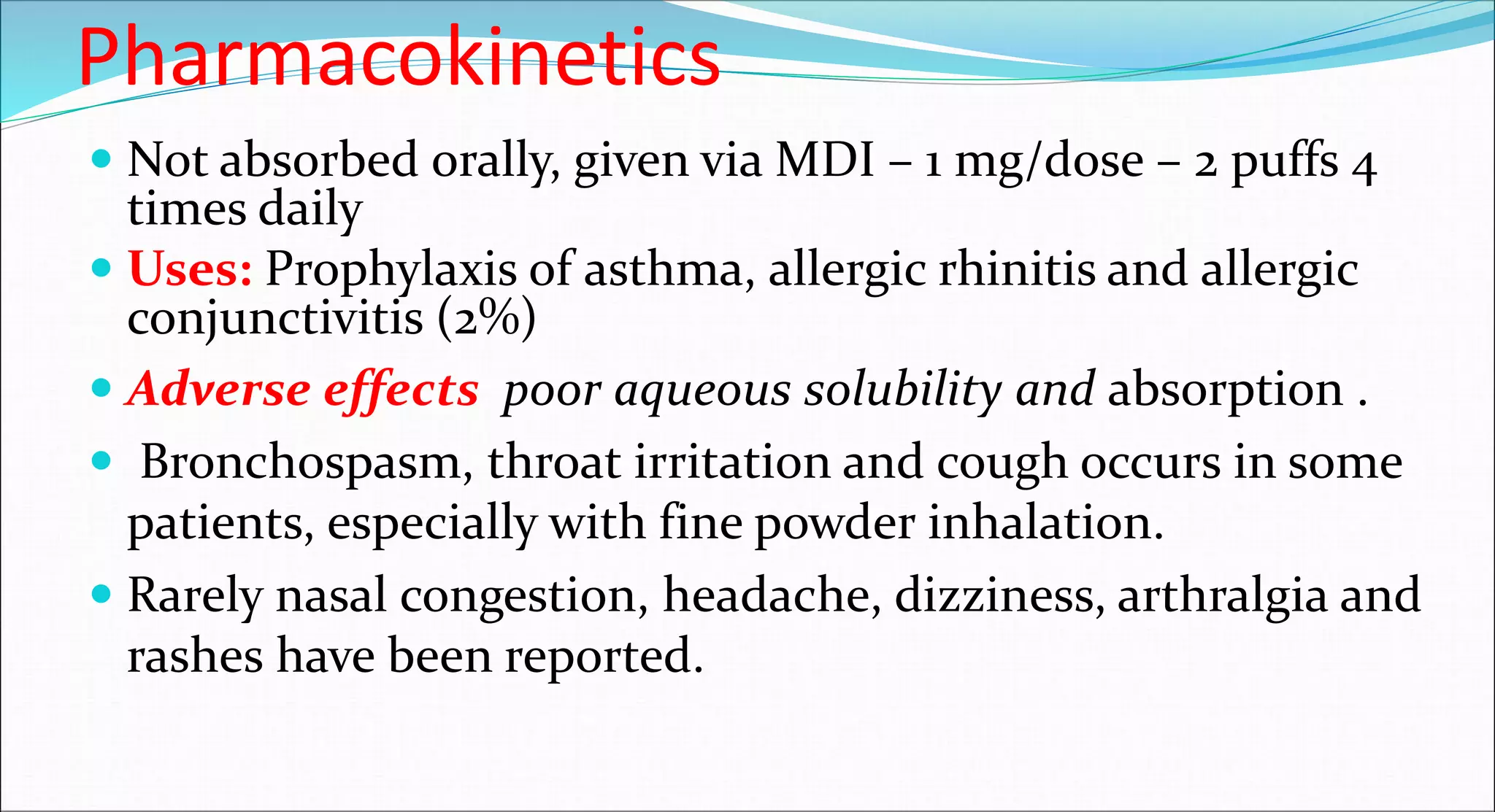 PHARMACOTHERAPY OF BRONCHIAL ASTHMA | PPTX