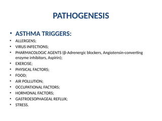 ASTHMA PRESENTATION PRESENTATION PRESENTATION | PPTX