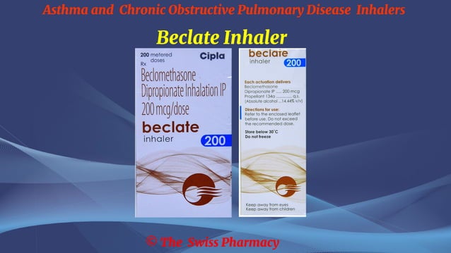 Asthma and Chronic Obstructive Pulmonary Disease Inhalers | PDF