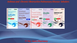 Asthma and Chronic Obstructive Pulmonary Disease Inhalers
© The Swiss Pharmacy
 