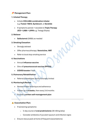 Asthma-COPD Overlap (ACO), With a real case | PDF