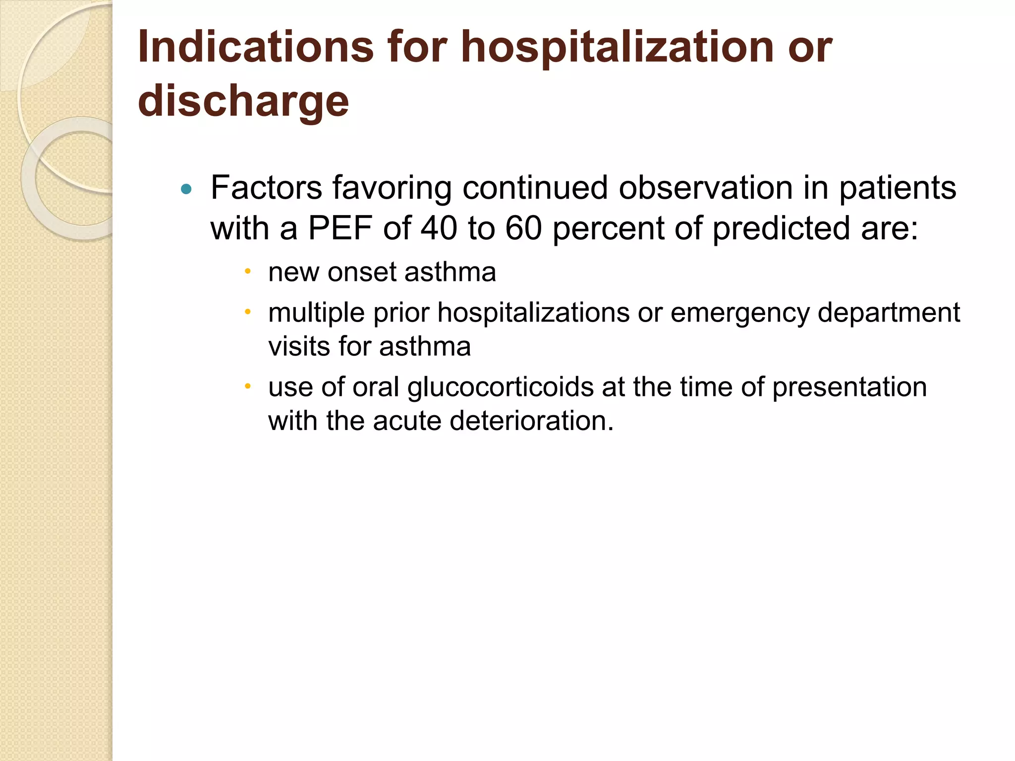 Asthma and COPD exacerbation - Emergency | PPTX