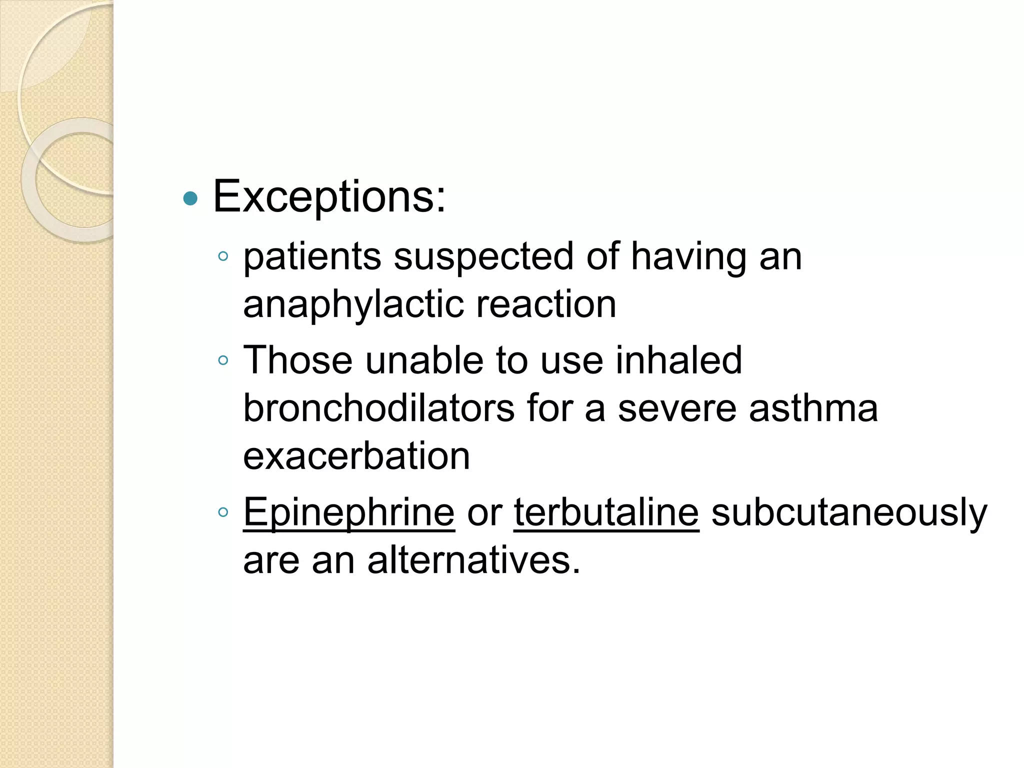 Asthma and COPD exacerbation - Emergency | PPTX
