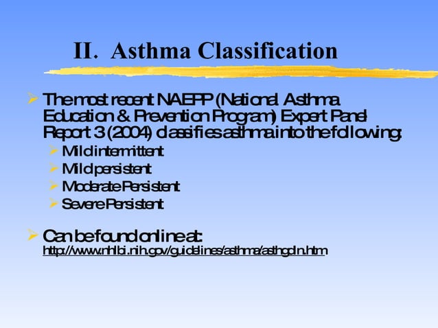 Asthma 2009: A Quick Primer | PPT