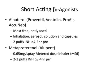 Asthma and COPD med.ppt