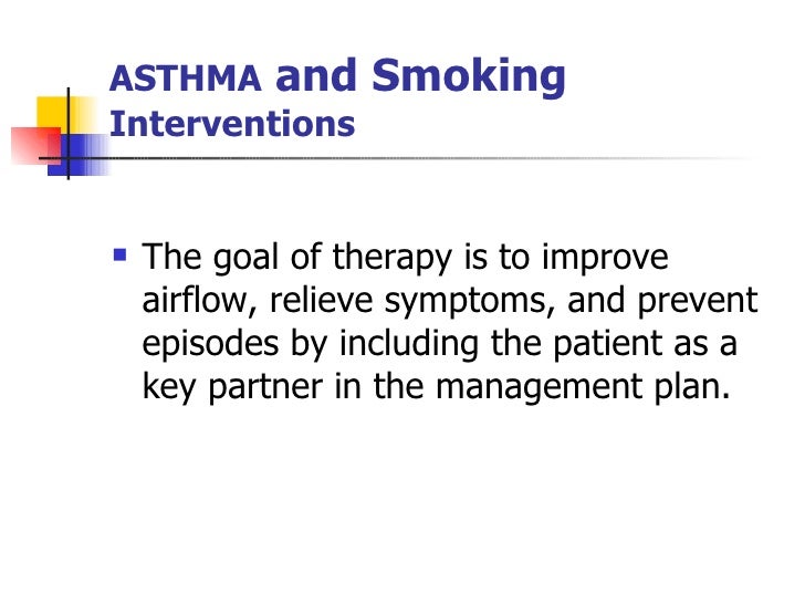 Asthma And Smoking