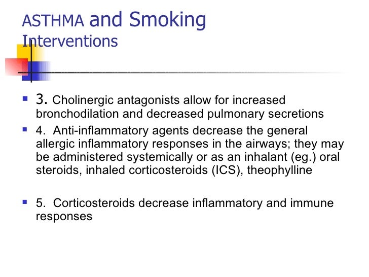 Asthma And Smoking