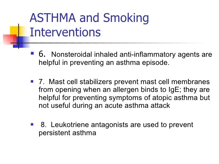 Asthma And Smoking