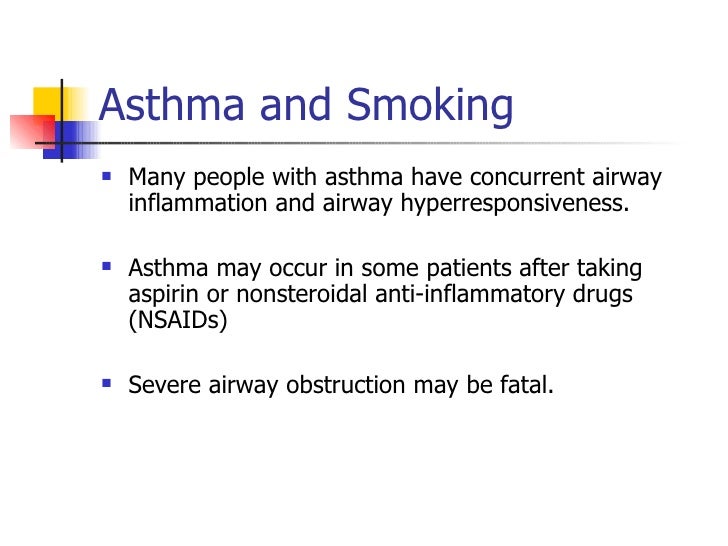 Asthma And Smoking