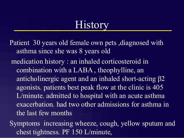 asthma clinical case study