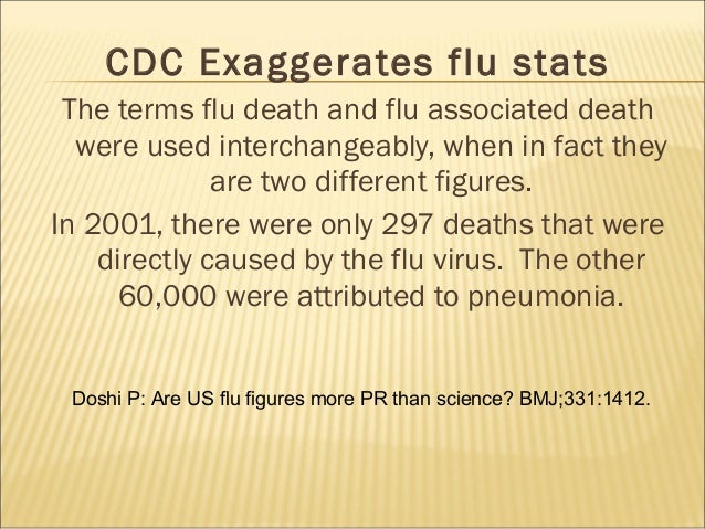 Are US flu death figures more PR than science? ile ilgili görsel sonucu
