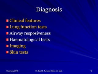 Asthma dr. basil | PPTX