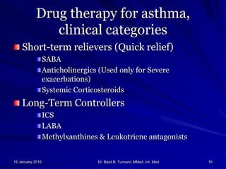 Asthma dr. basil | PPTX