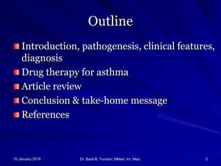 Asthma dr. basil | PPTX