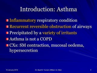 Asthma dr. basil | PPTX