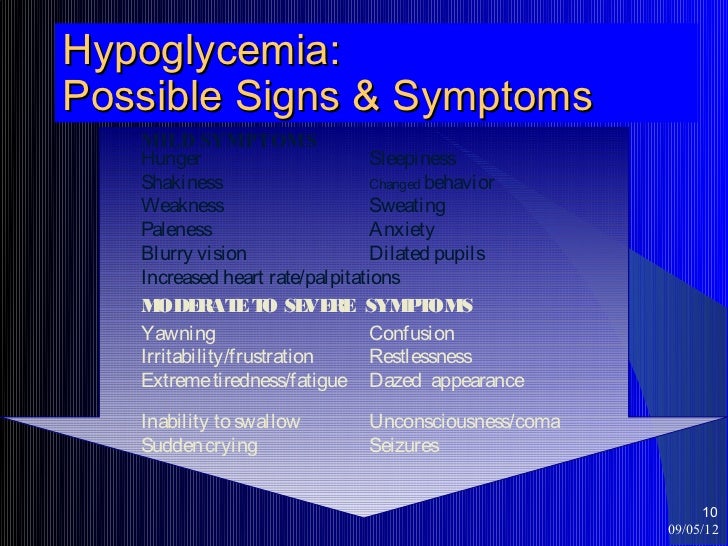Epilepsy and hypoglycemia