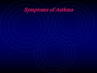 Symptoms of Asthma
 