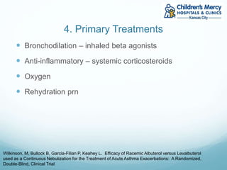 Treatment of Asthma Exacerbations in the Pediatric Emergency Department ...
