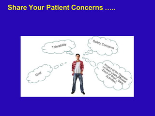 Share Your Patient Concerns …..
 