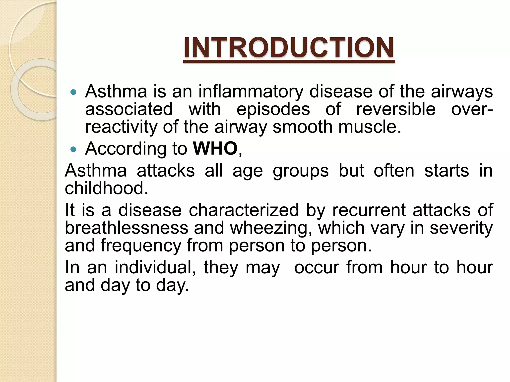Asthma Presentation by Dr. Arun Kumar | PPTX