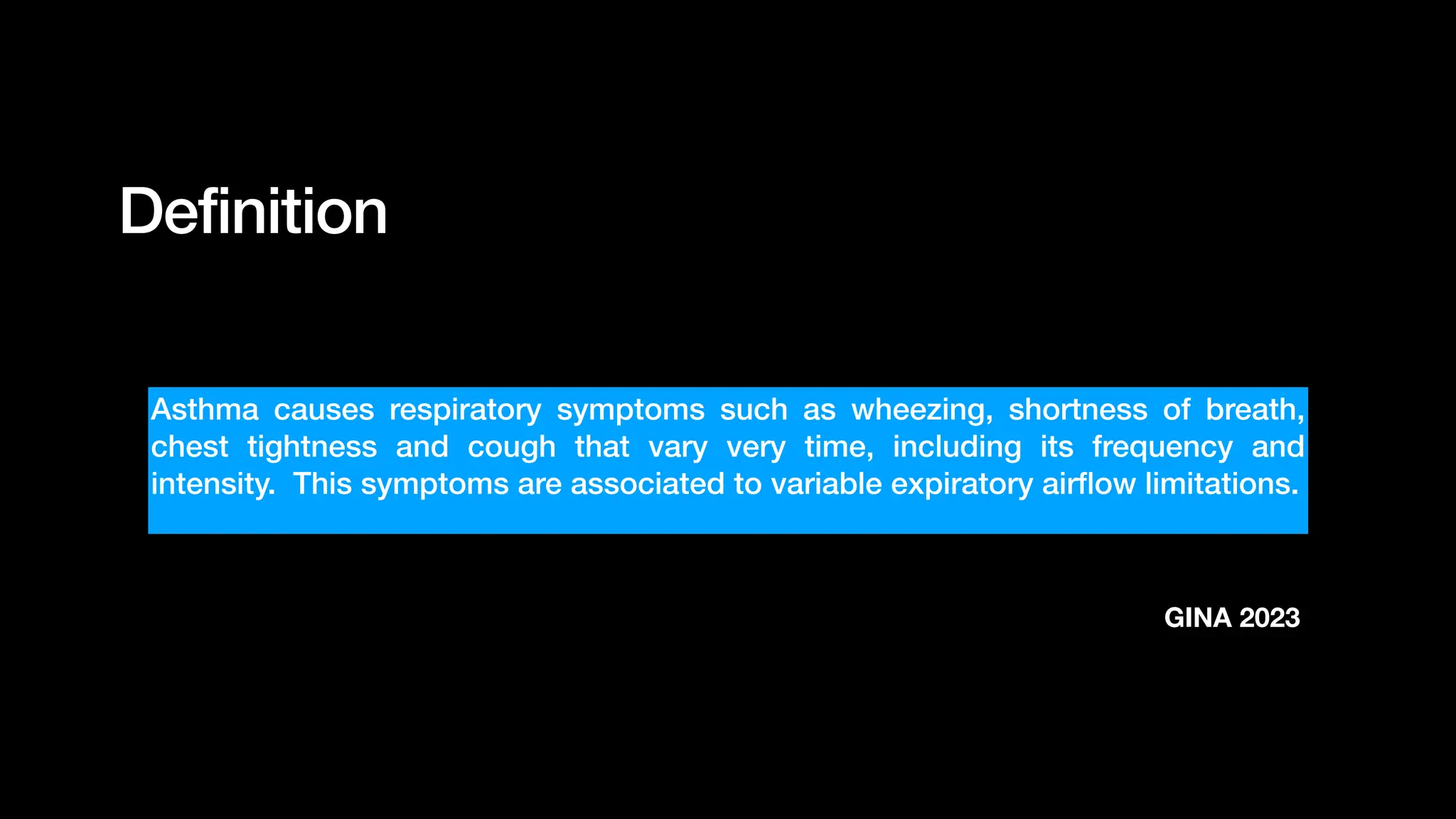 Update on Asthma Management: the 2022 GINA Report intelligence overview