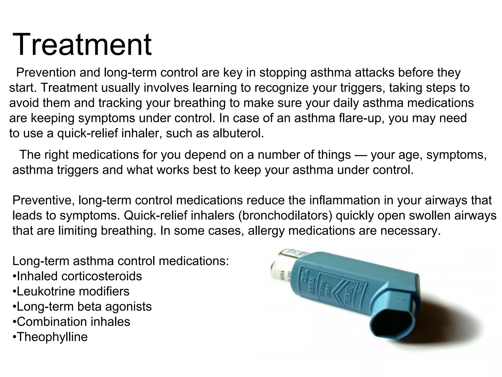 Picture of Asthma (symptoms, treatment and risk factors) | PDF