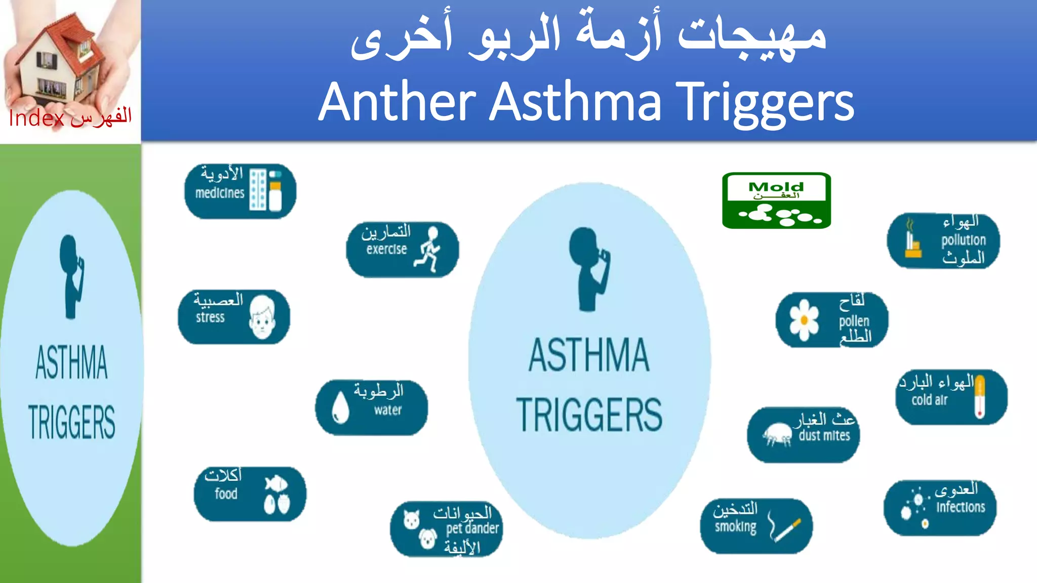 Asthma triggers &amp; iaq preventions  مفعلات أزمة الربو والوقاية_by Getco