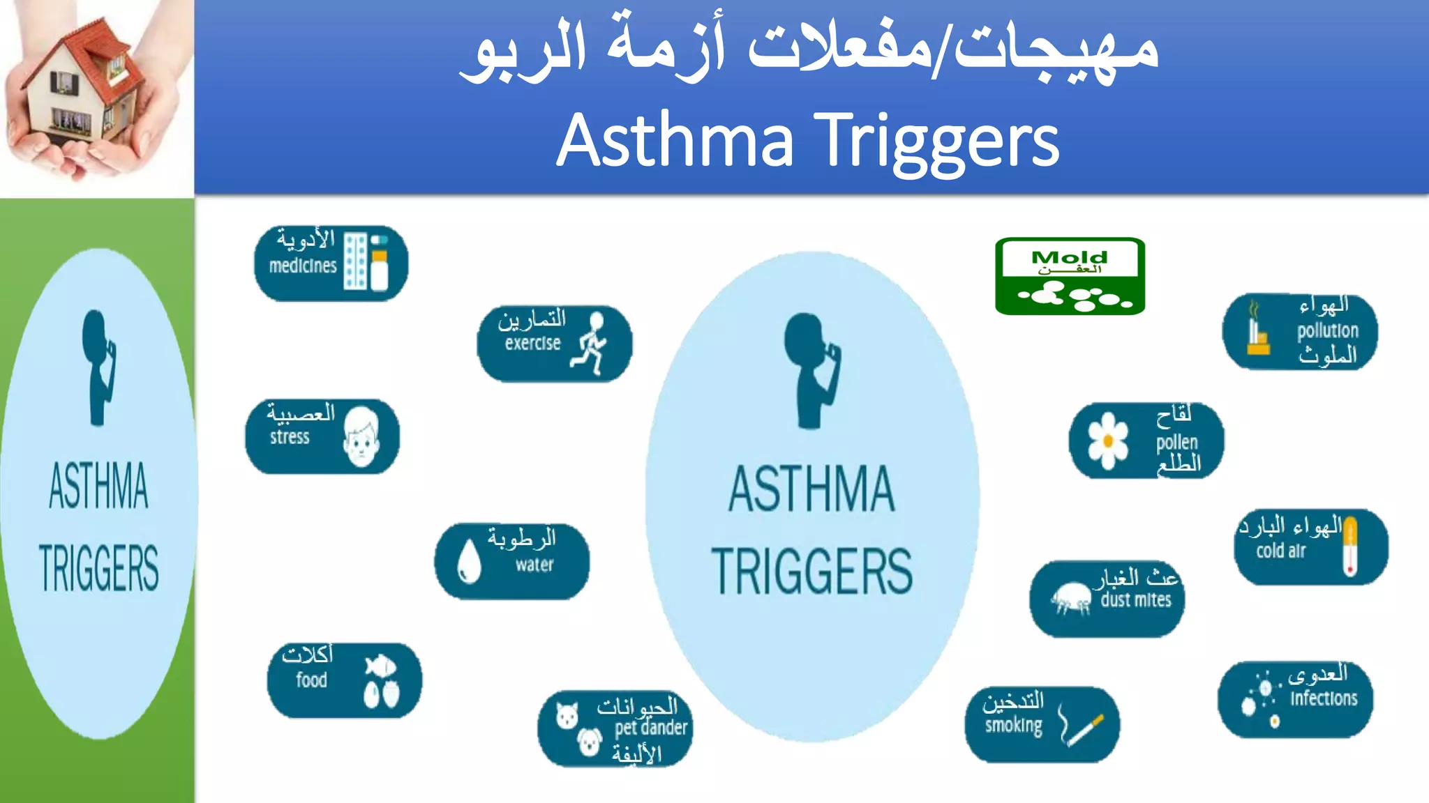 Asthma triggers &amp; iaq preventions  مفعلات أزمة الربو والوقاية_by Getco