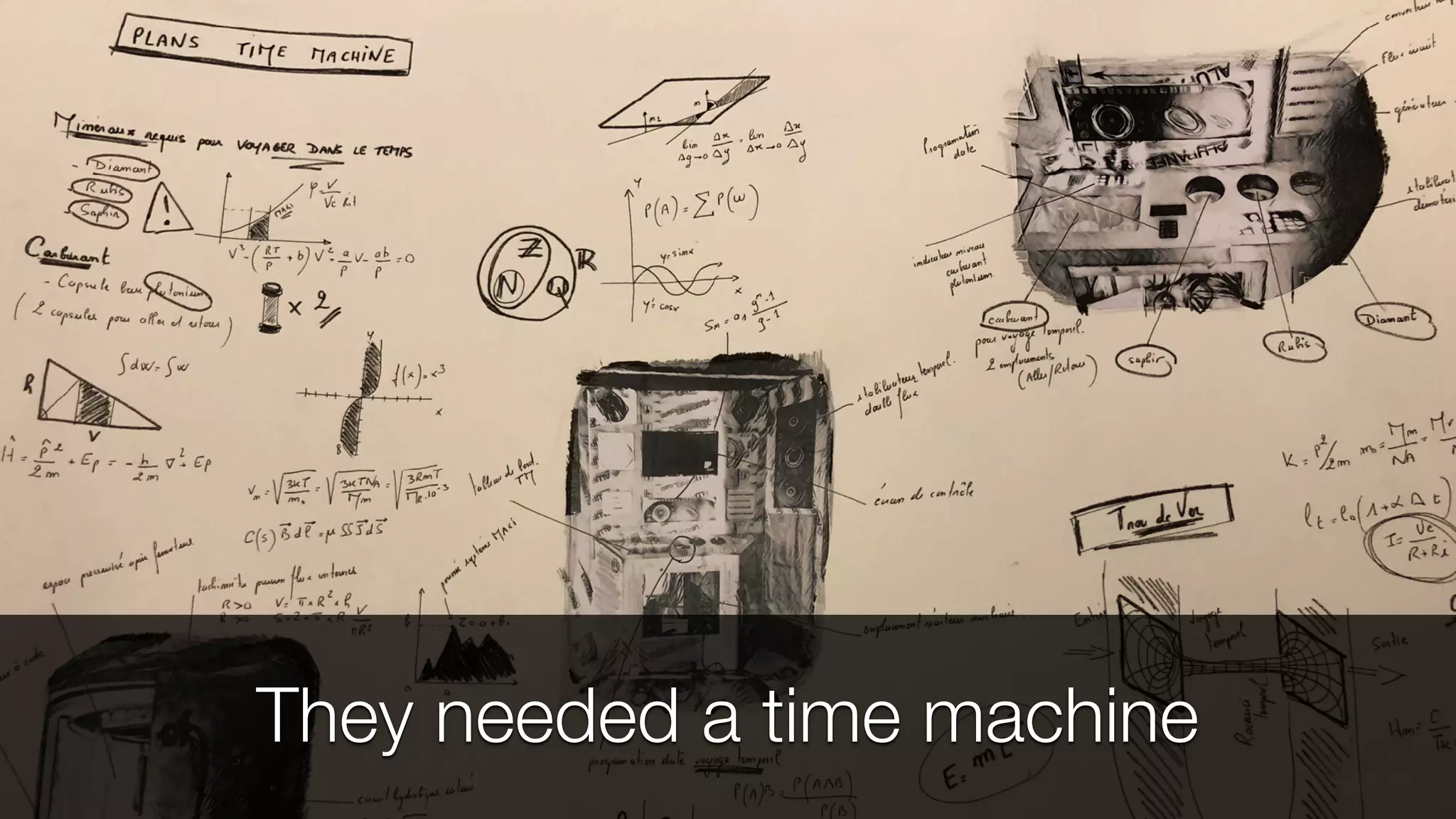 They needed a time machine
 