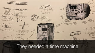 They needed a time machine
 