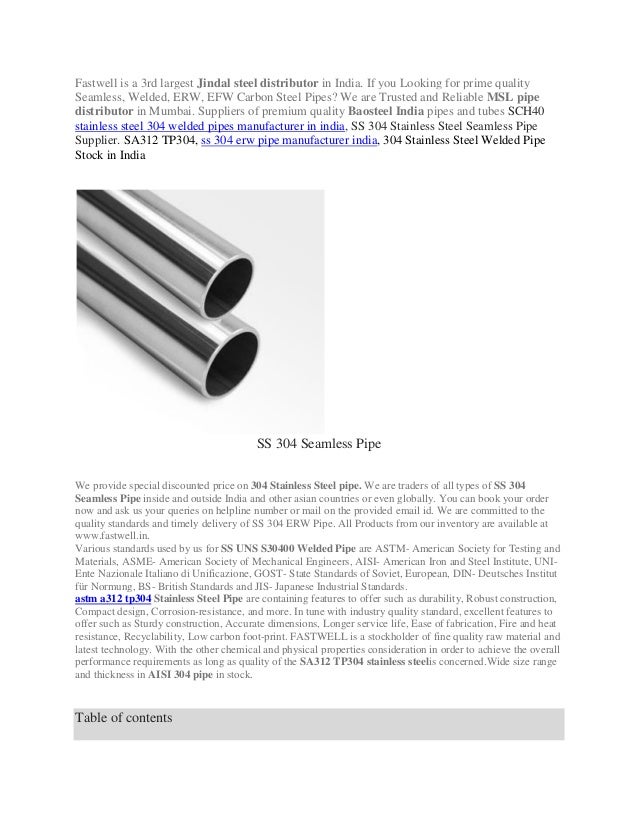 1 1//8/" x .065/" x 90/" Alloy 304 Stainless Steel Round Tube